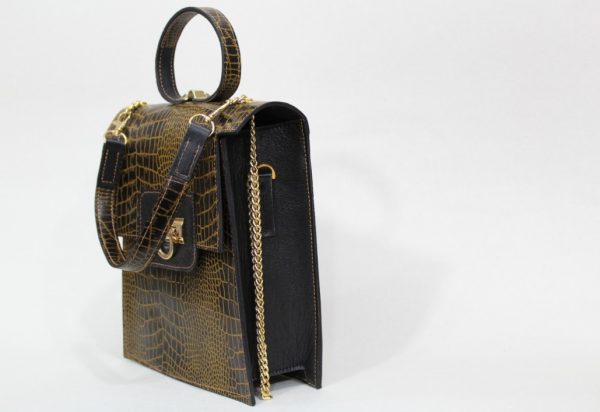خرید آنلاین کیف دوشی زنانه چرم لوک مدل 1110