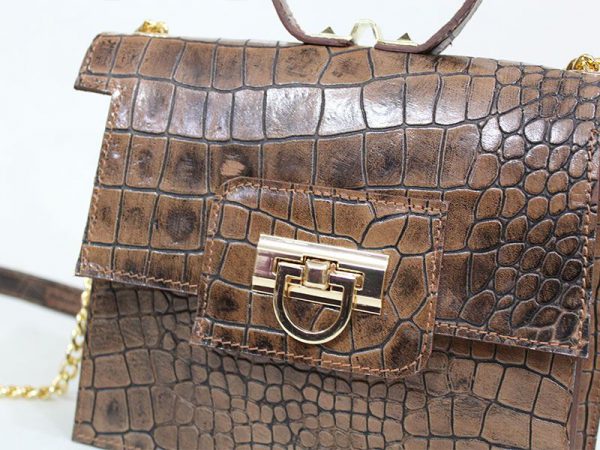 خرید کیف دوشی زنانه چرم لوک مدل 1400 از نیازکو