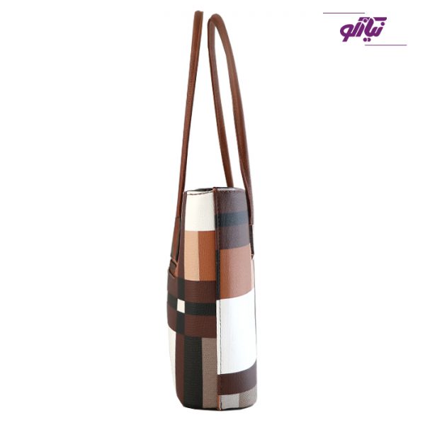 خرید کیف زنانه تیان مدل آریل سایز کوچک رنگ قهوه‌ای از نیازکو