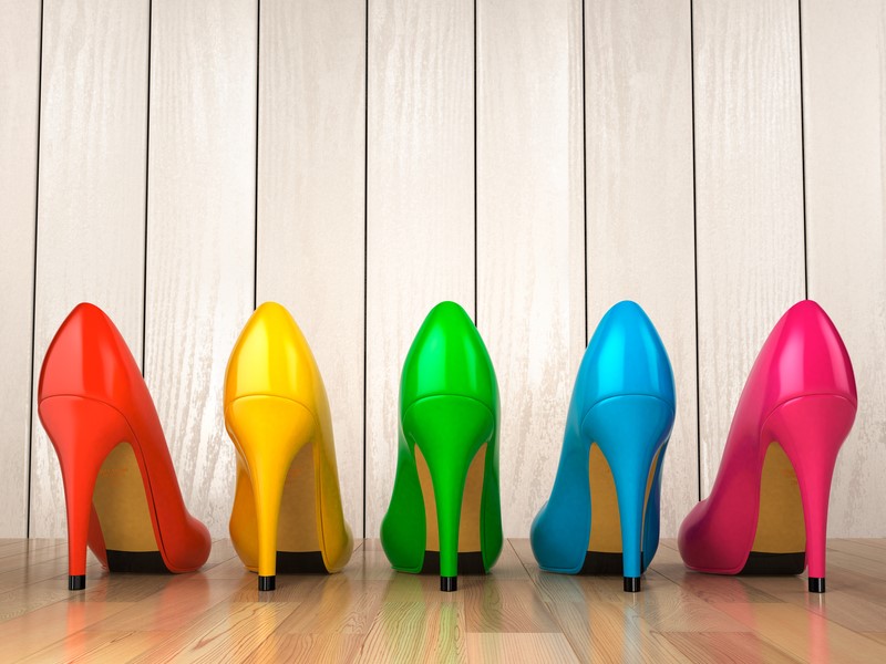 برترین پالت رنگ های کفش زنانه سال 2021