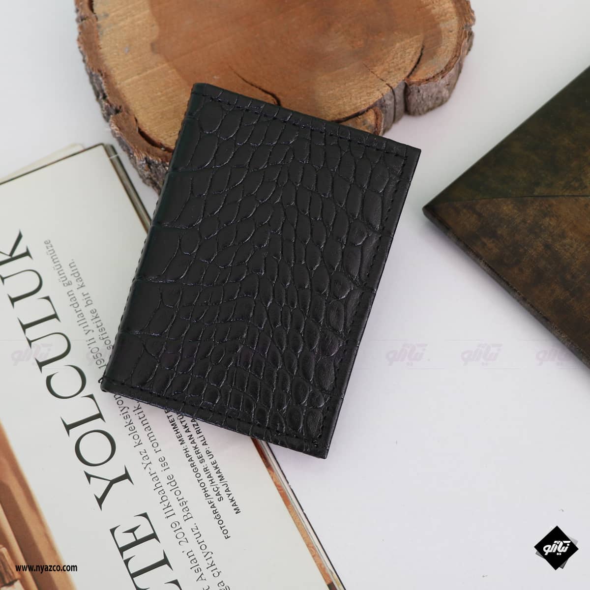 جاکارتی چرمی آراز مدل B351 4 جاکارتی چرمی آراز مدل B351